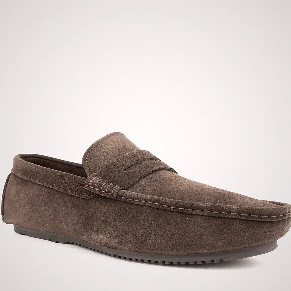 La Conte Herren Braune Wildleder Loafer Freizeit LAC3969-20305