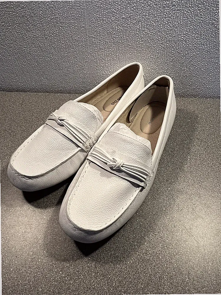 Lands' End bequeme Damen-Halbschuhe in Weiß Größe UK 8 BRANDNEU