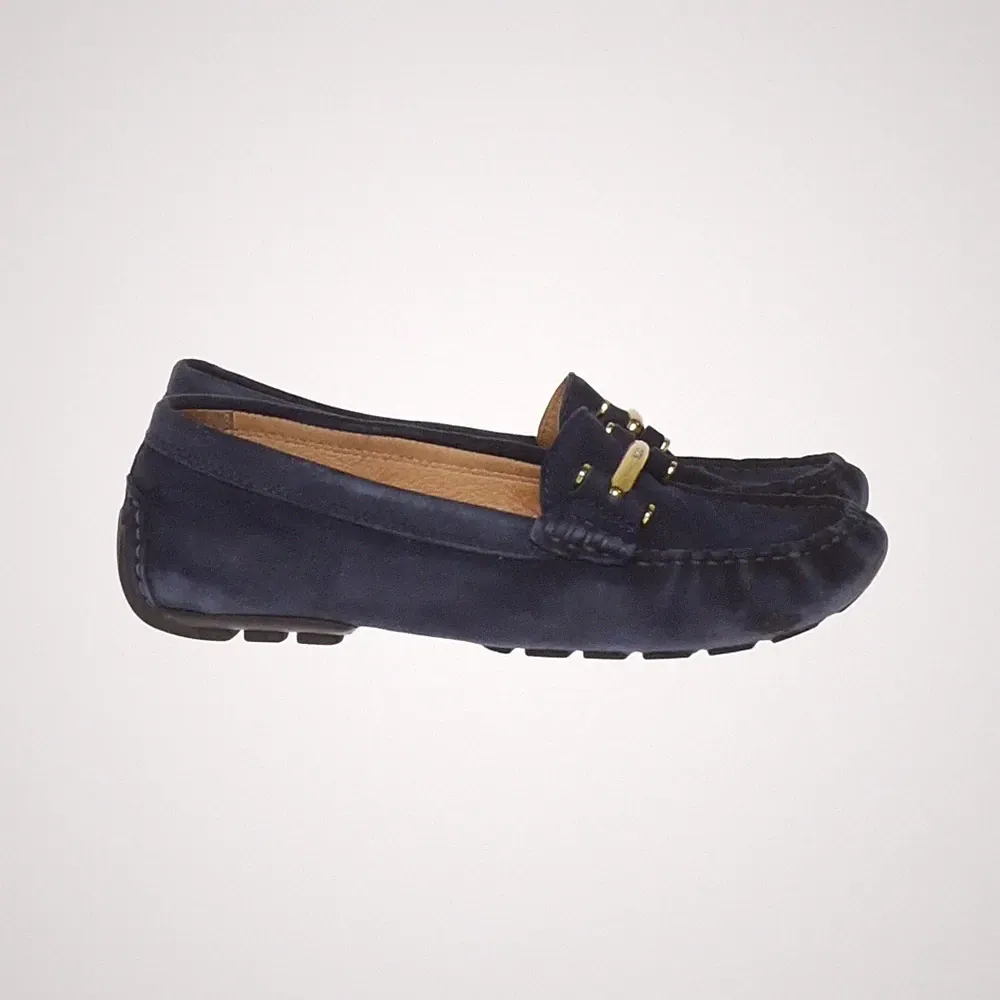 Lauren Ralph Lauren, Loafers, Größe: 37, model: caliana, Leder, Blau, Damen #JQO