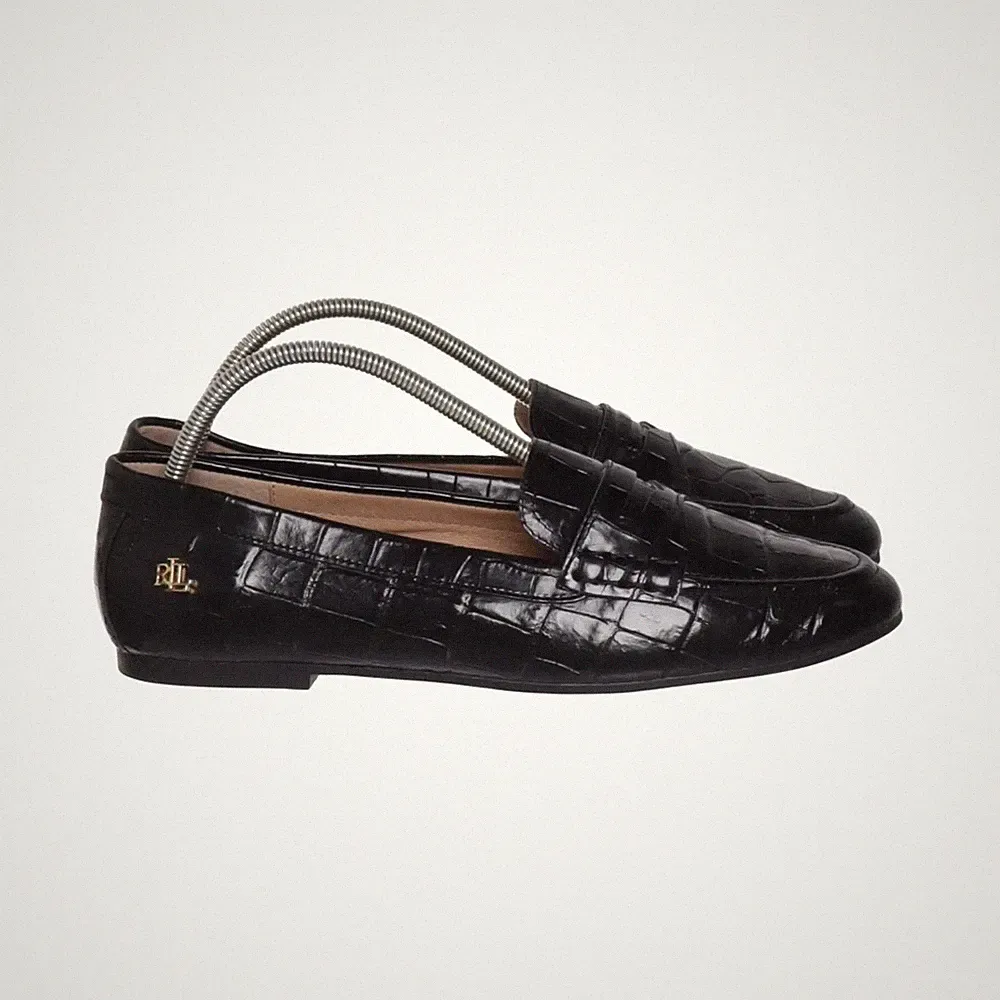 Lauren Ralph Lauren, Loafers, Größe: 37, Schwarz, Damen #ces