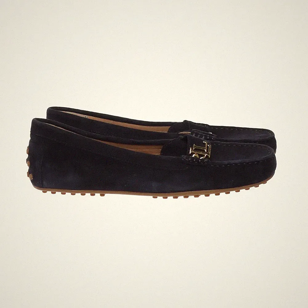 Lauren Ralph Lauren, Loafers, Größe: 38, Leder, Blau, Damen #ogs
