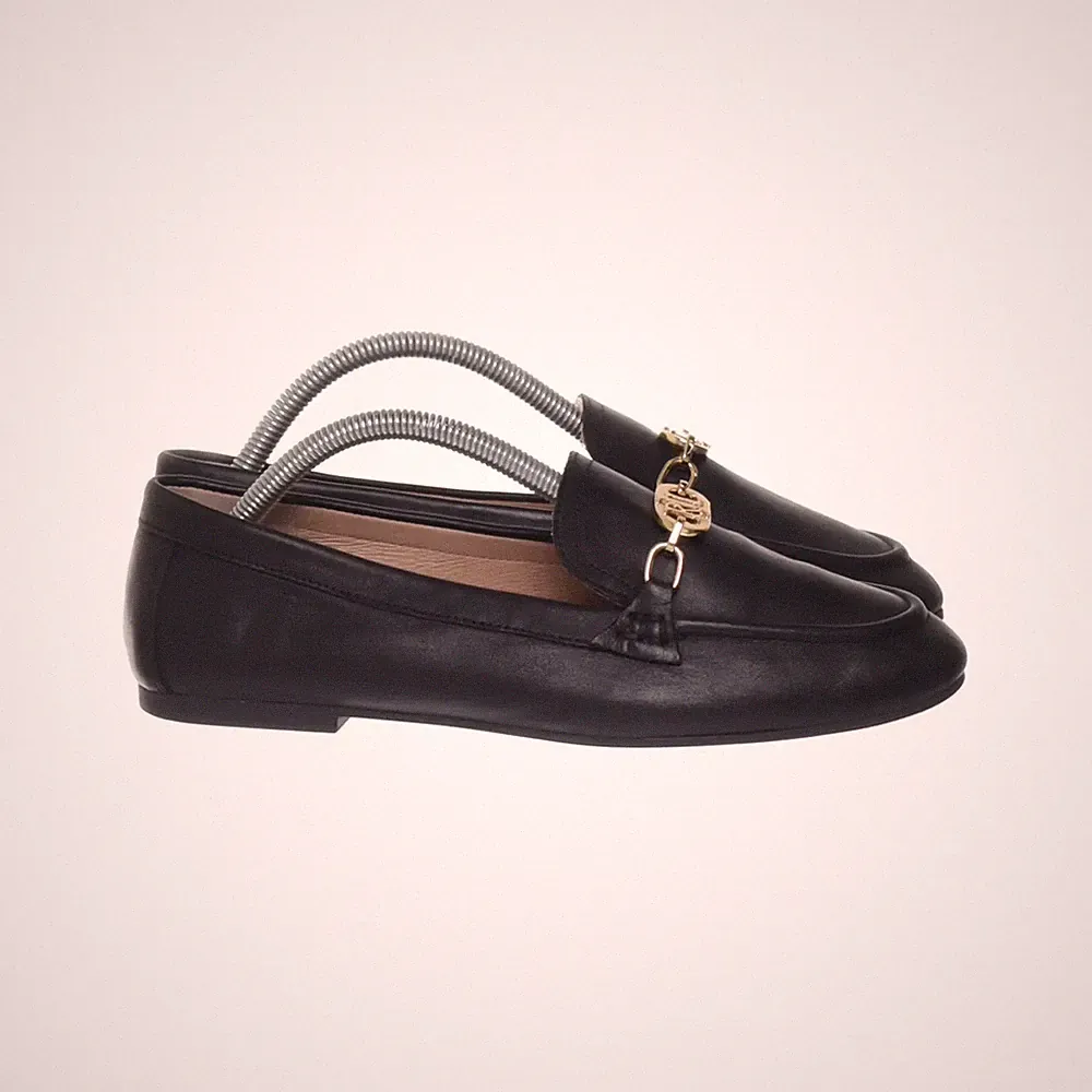 Lauren Ralph Lauren, Loafers, Größe: 38, Leder, Schwarz, Damen #vTJ