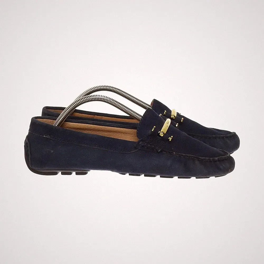 Lauren Ralph Lauren, Loafers, Größe: 38, Wildleder, Blau, Damen #NUA