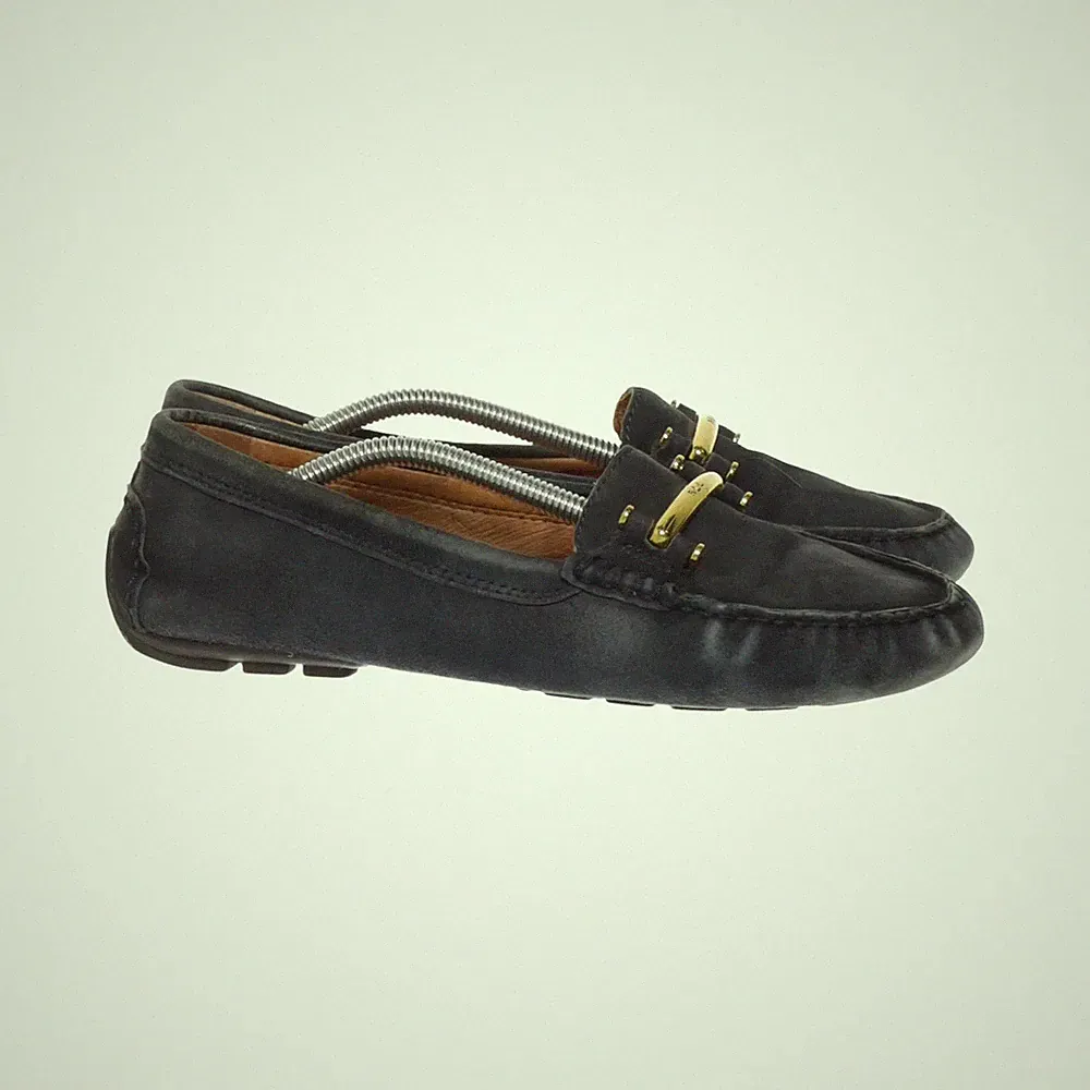 Lauren Ralph Lauren, Loafers, Größe: 40, Leder, Blau, Damen #734