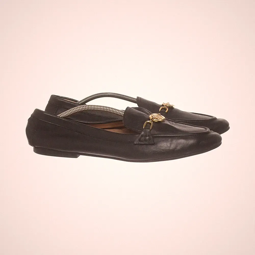 Lauren Ralph Lauren, Loafers, Größe: 42, Leder, Schwarz, Damen #8Gu