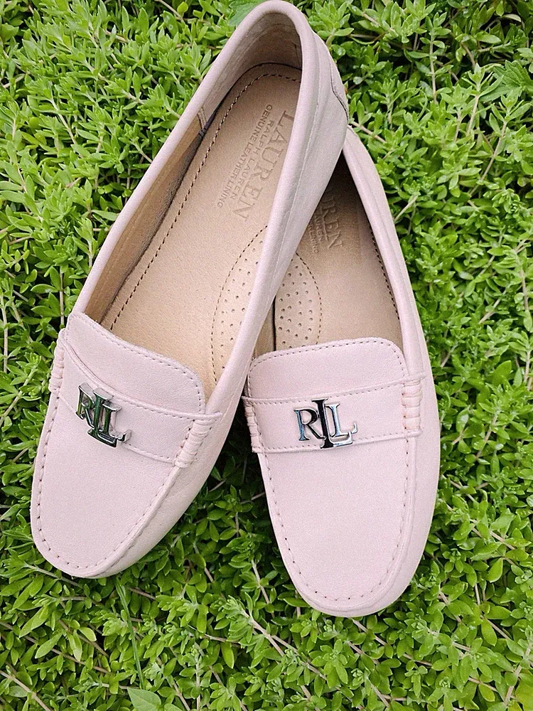 LaurenRalph Lauren Barnsbury Women Leather Driving Loafer. Sz 6B US. New.