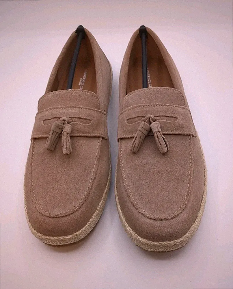 Lawrence Grey New York Herren Loafer/ Slipper Taupe mit Quasten EU 44