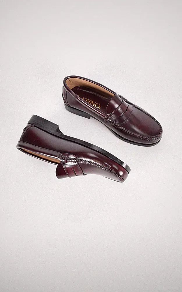 Leder Halbschuhe/Loafer Made in Spain