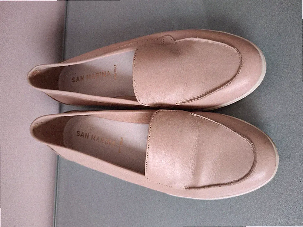 Leder Loafer Ballerinas Gr.39 San Marina