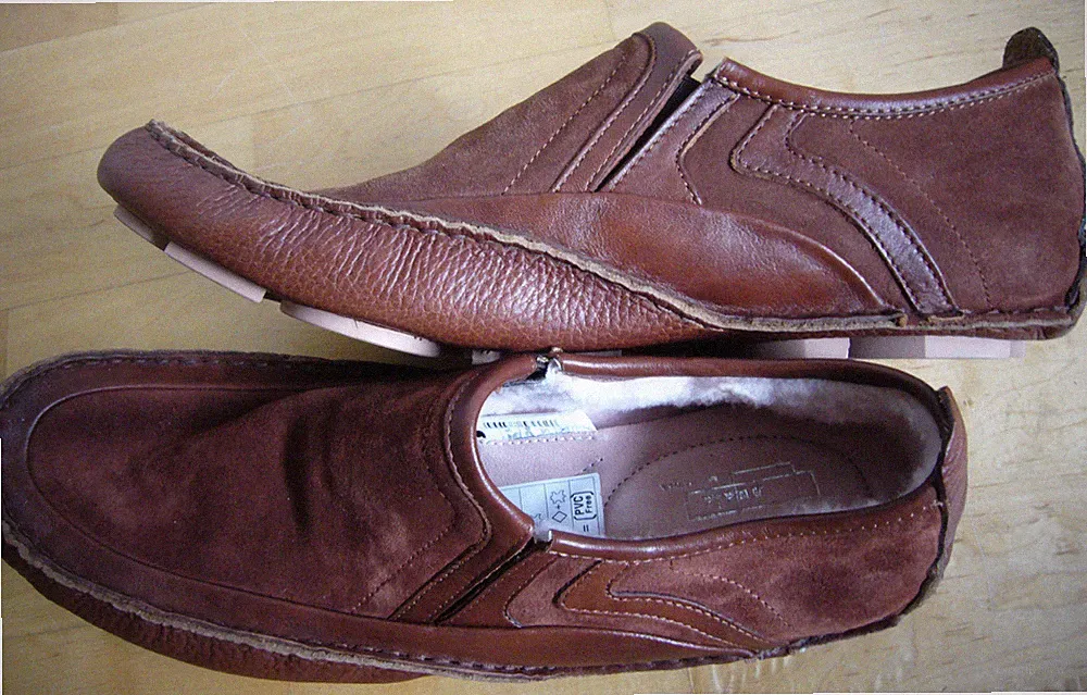 ⚡️Leder Loafer,Slipper, Halbschuh NUALA by Puma mit Wollfutter UK 8/Gr.42 Braun