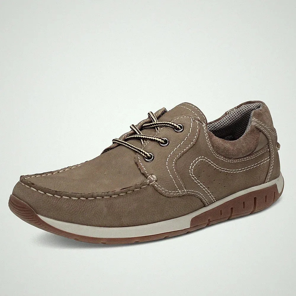 Lederwerkstatt Thron - Schnürschuhe aus grauem Leder - Größe 40 Herren