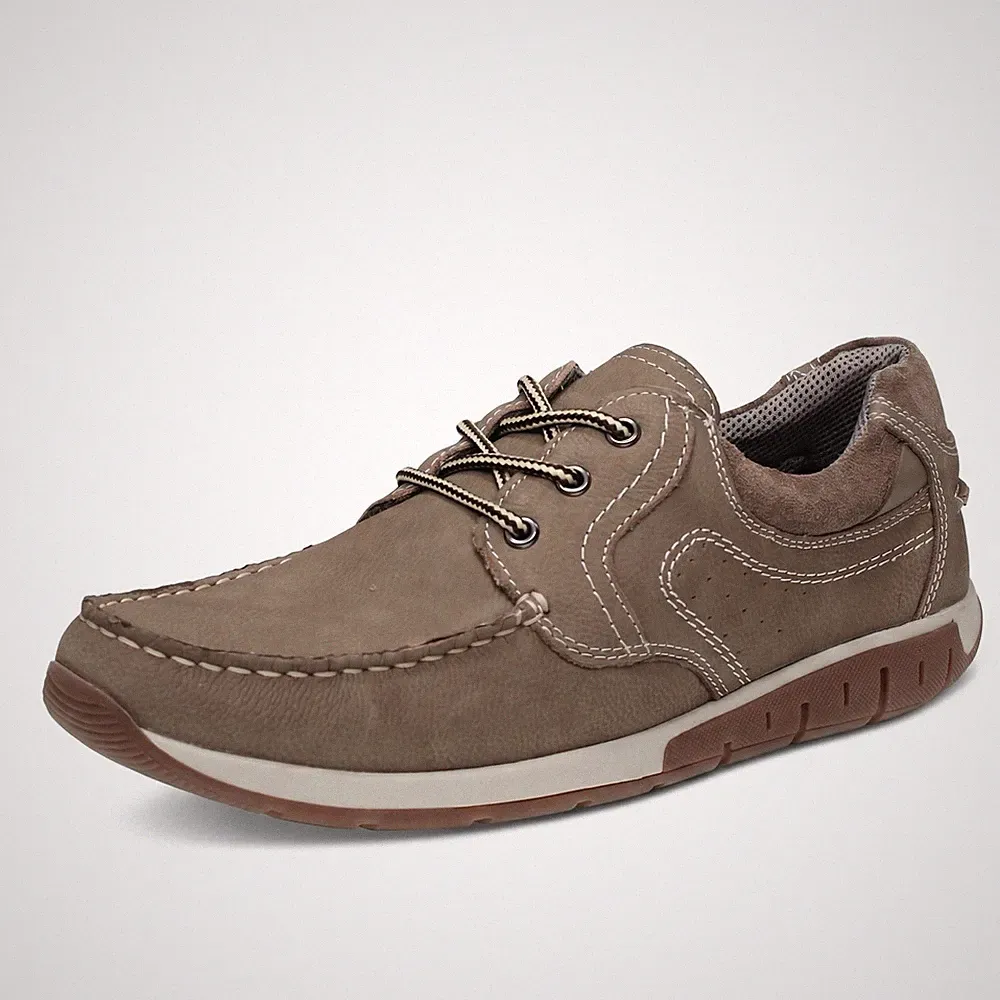 Lederwerkstatt Thron - Schnürschuhe aus grauem Leder - Größe 40 Herren