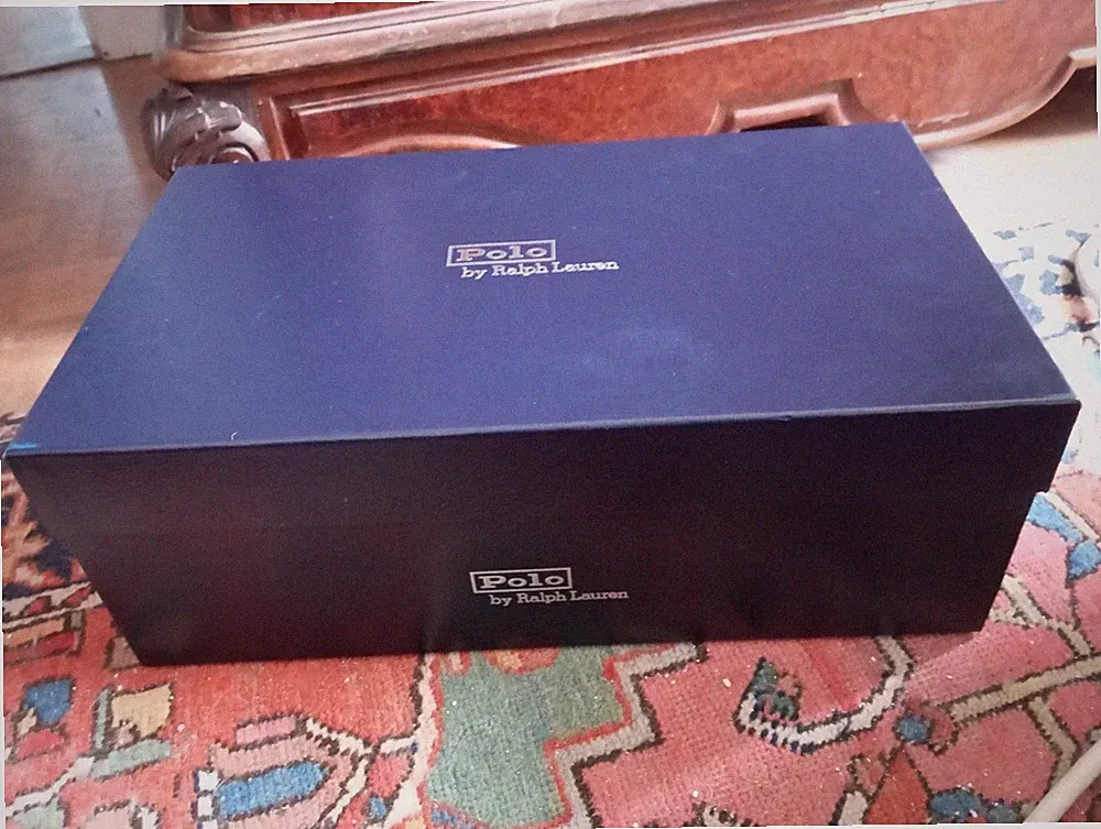 leere Schachtel für Schuhe Halbschuhe Herren POLO by RALPH LAUREN