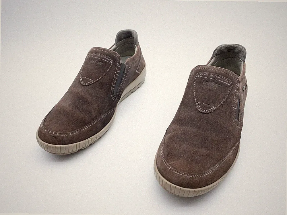 LEGeRO Herren Slipper Loafer Halbschuh Freizeitschuh braun Gr 43 EU Art 23785-50