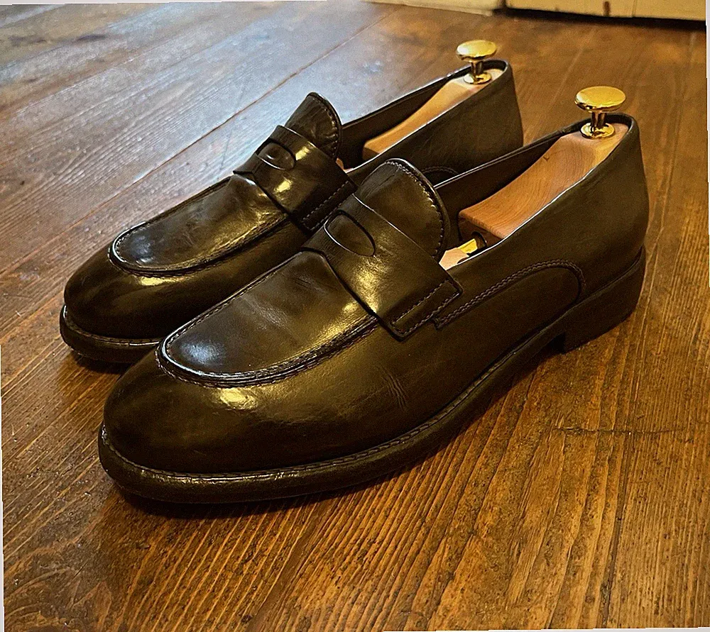 Lemargo Loafer + Schuhspanner; handgefertigt 39,5/40,5