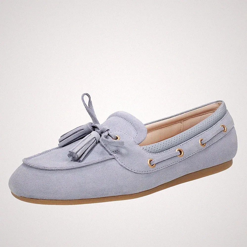 Liu Jo Cv Skipper 03 - Wildleder Halbschuhe mit blauem Nappaleder - Größe 36 Schuhe