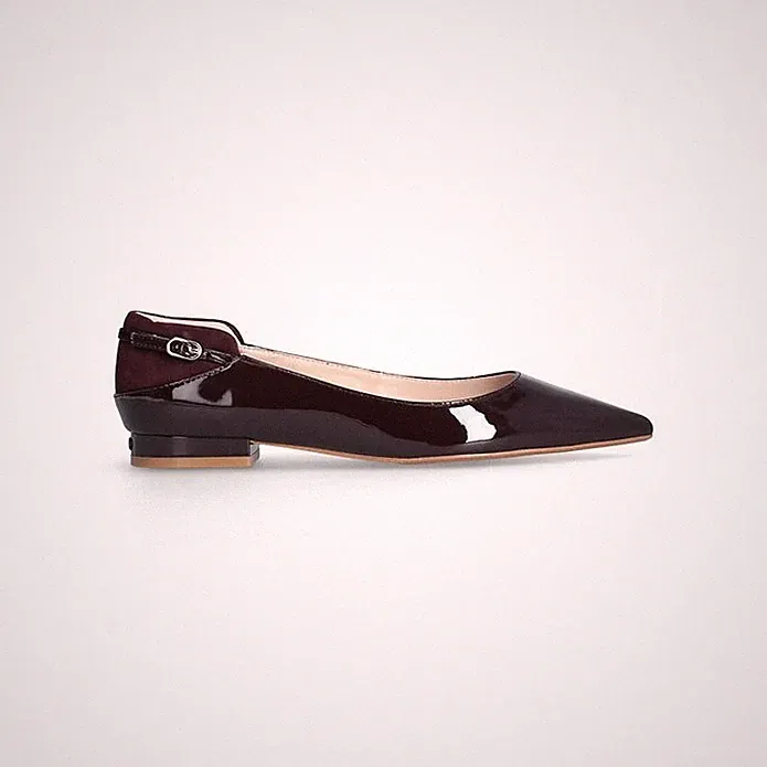 LIU JO Damen Halbschuh Schuhe Amarone EX318s -AI26 Vivien 01 Bordò Ballerinas