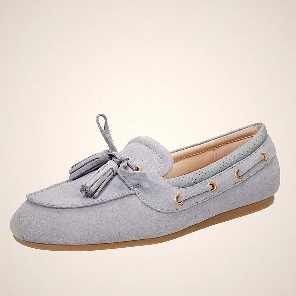 Liu Jo Skipper 03 - Wildleder Halbschuhe mit blauem Nappaleder - Größe 36 [22cm]