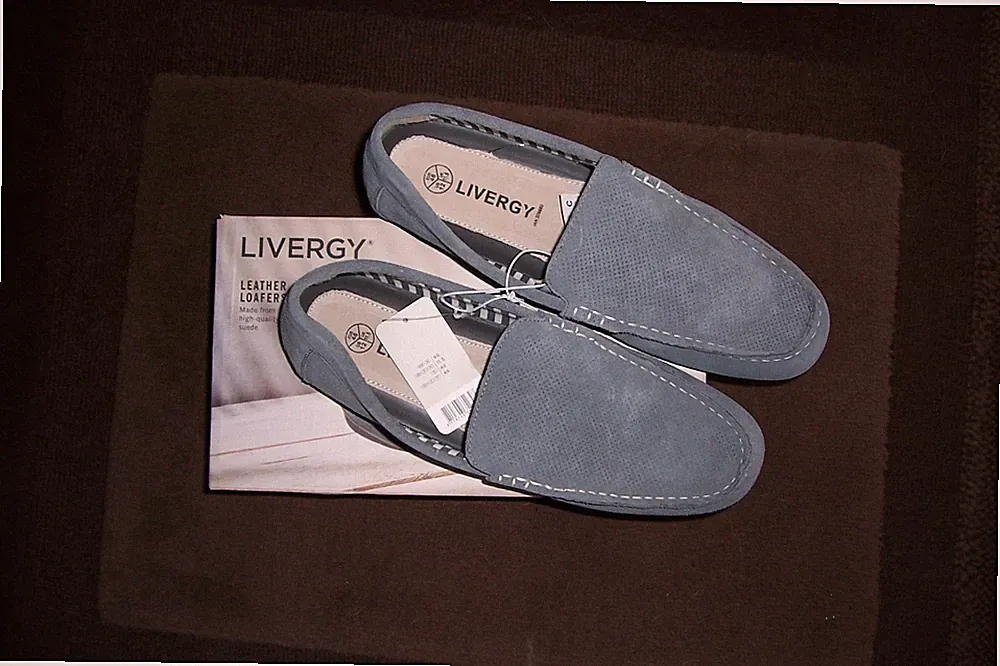 Livergy Leather Loafers Slipper Leder Grösse 46 neu ungetragen