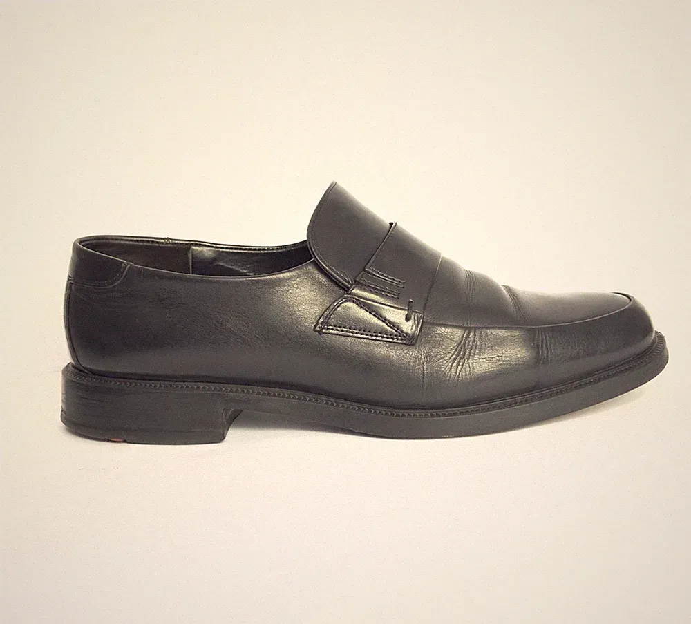 Lloyd Extraweit Herren Leder Loafer Gr. 45 Schwarz – Made in Germany