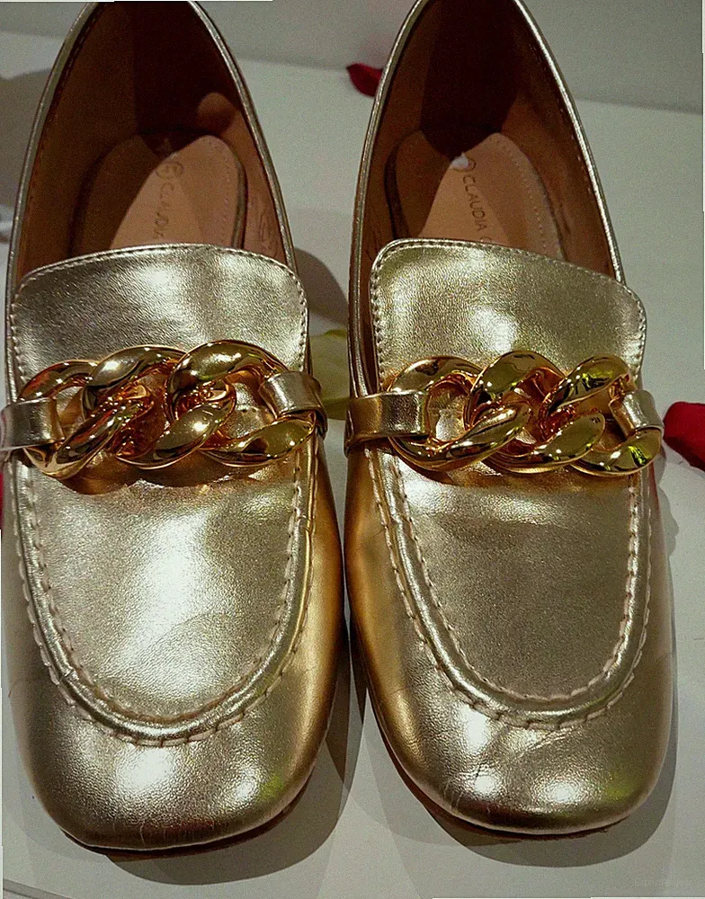 Loafer 41 goldfarben