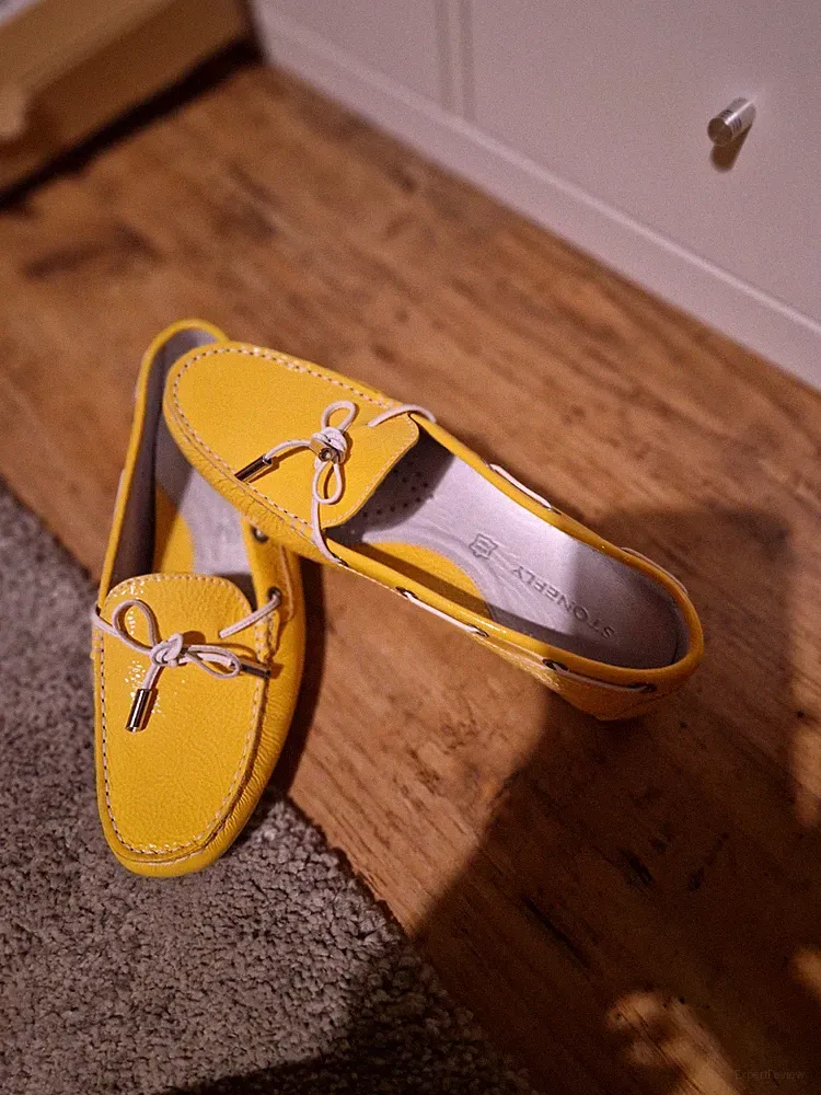Loafer ,Balarina Shuhe in gelb von Stonefly gr.37