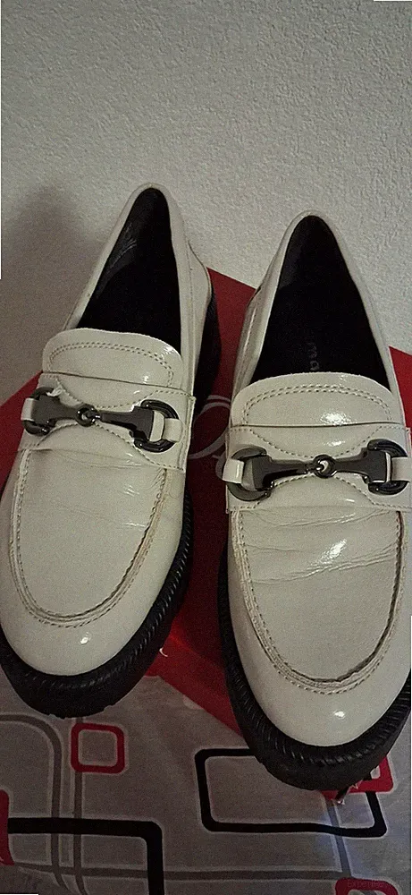 Loafer Creme Größe 39 Damen Tamaris