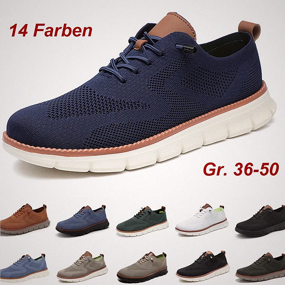 Loafer Freizeitschuhe Herren Damen Mesh Halbschuhe Leicht Slip-On Walkingschuhe