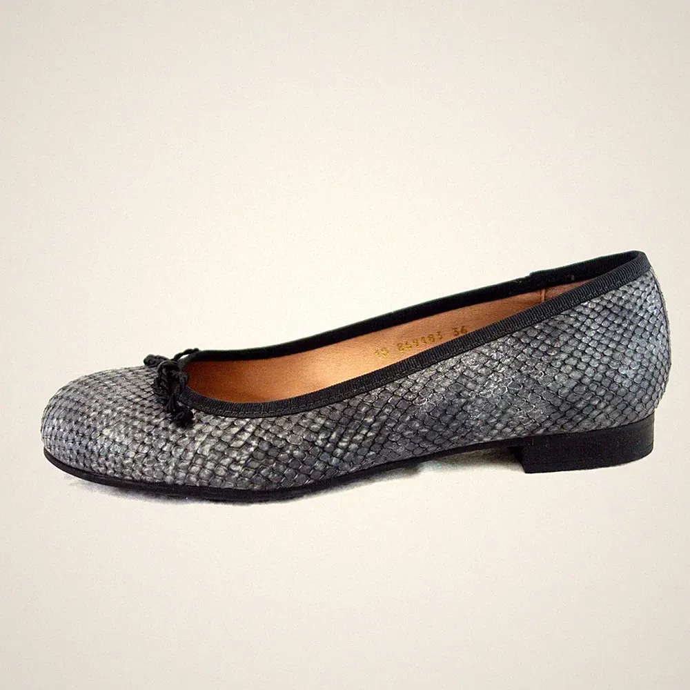 Loafer Gadea Grau 36 Damen Schuhe Ballerinas Slipper Mokassins Echt Leder Neu