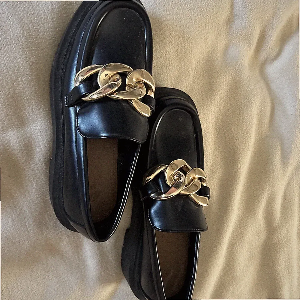 Loafer Größe 37 Von H&M, Neu Ungetragen, Schwarz Kunstleder