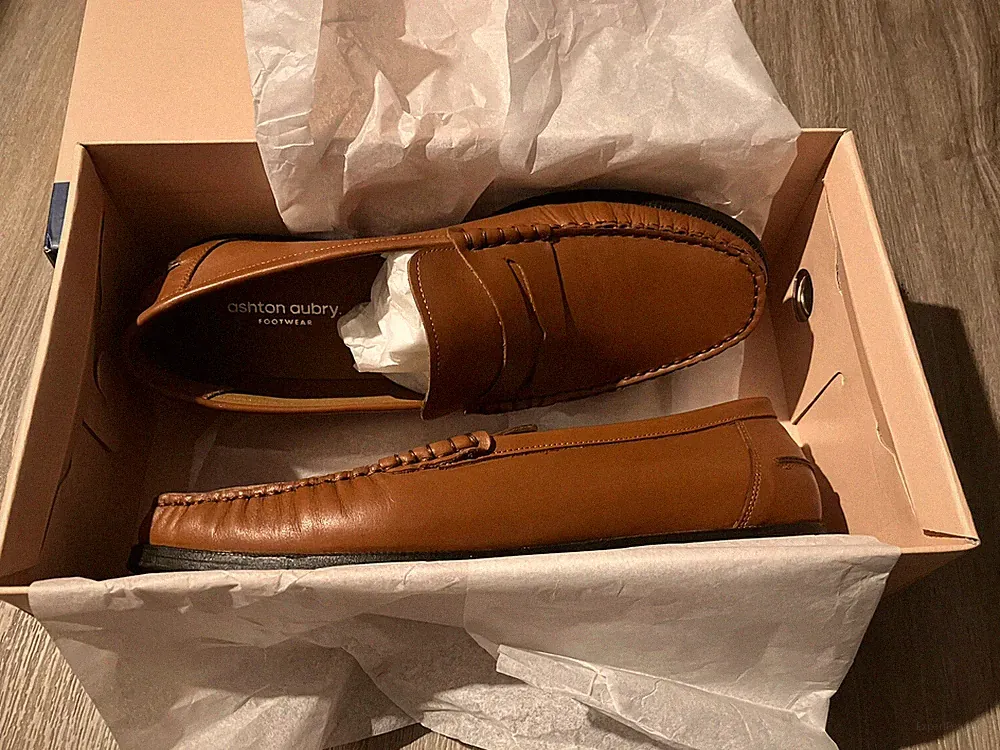 Loafer Herren, Ashton Aubry, Cognac, Größe 44 - UVP 159,99 Euro