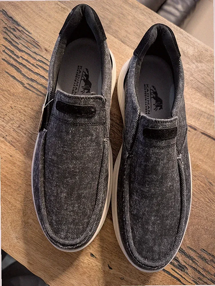 Loafer Herren Slipper Schwarz Größe 43 Kadiman