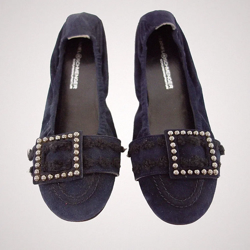 Loafer Kennel Schmenger Blau 36 Damen Ballerinas Schuhe Slipper Leder Np 170 Neu