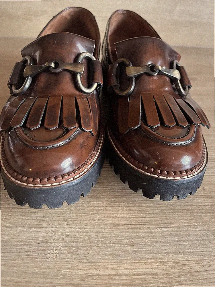 Loafer/Slipper, 37,5, Paul Green, Top erhalten! Braun, Echtes Leder!👞