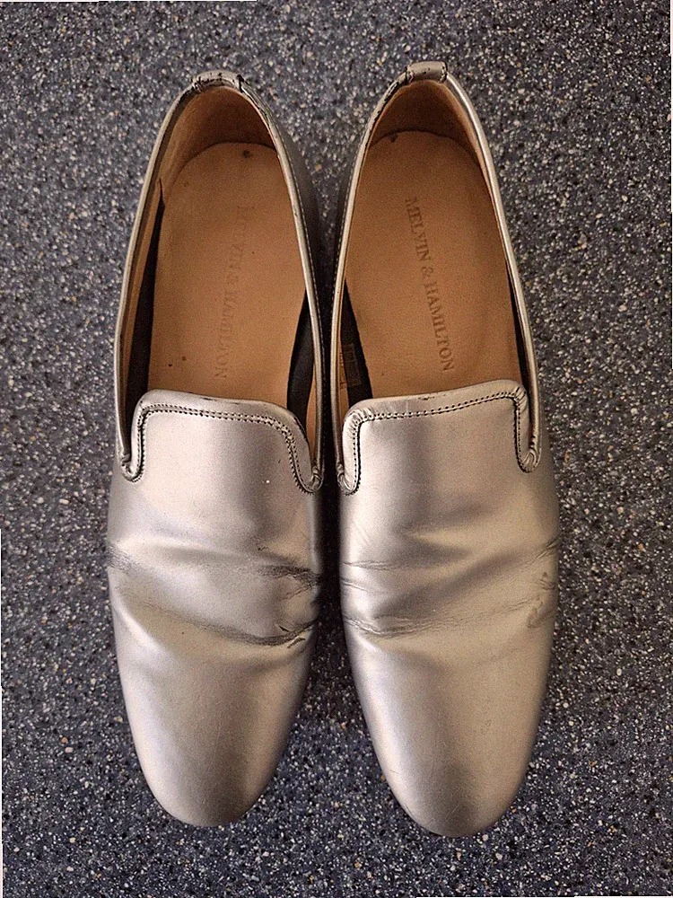 Loafer Slipper Melvin Hamilton Gr. 40 silber