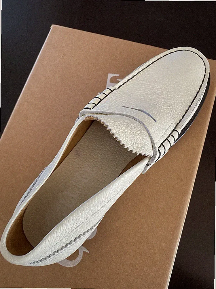Weiß Loafer