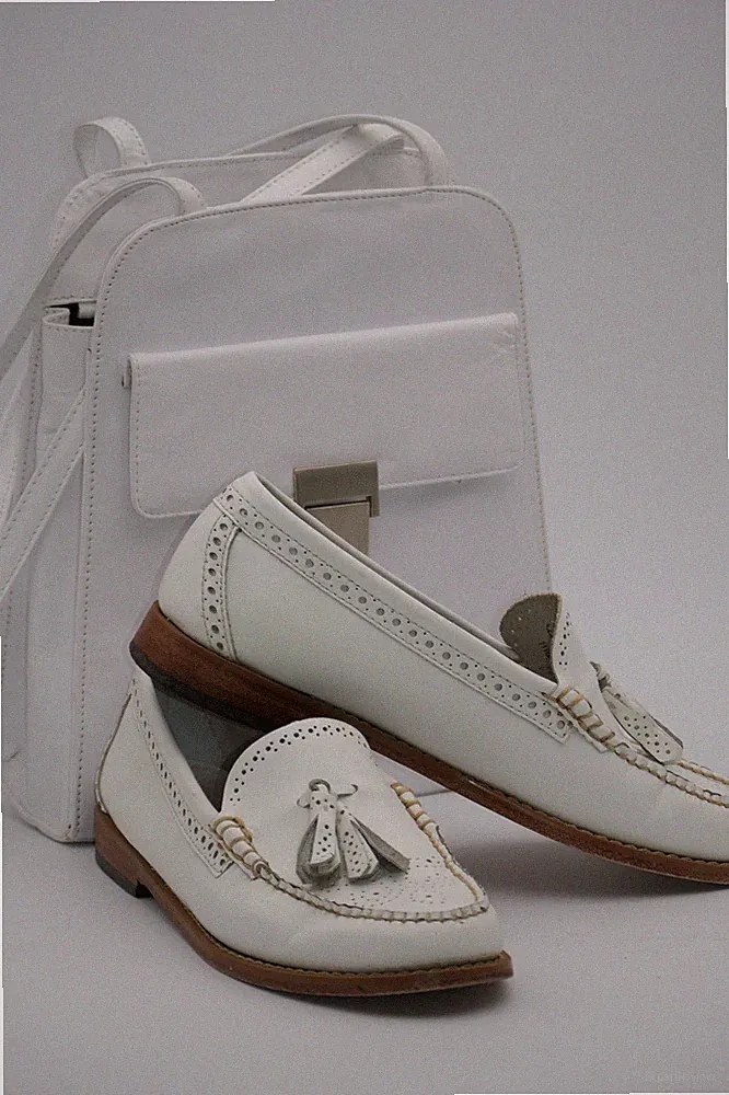 Leicht Loafer mit Quasten