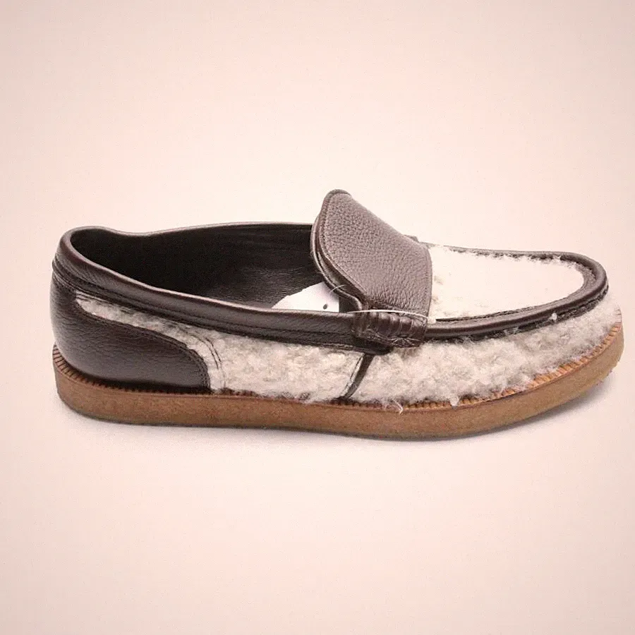 Loafers Dolce & Gabbana Braun Weiss 41 EUR Neu