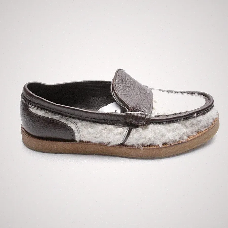 Loafers Dolce & Gabbana Braun Weiss 41 EUR Neu