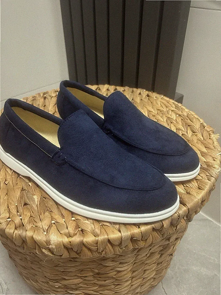 Loafers Für Das Ganze Jahr Warm Und Bequem, Dunkel Blau
