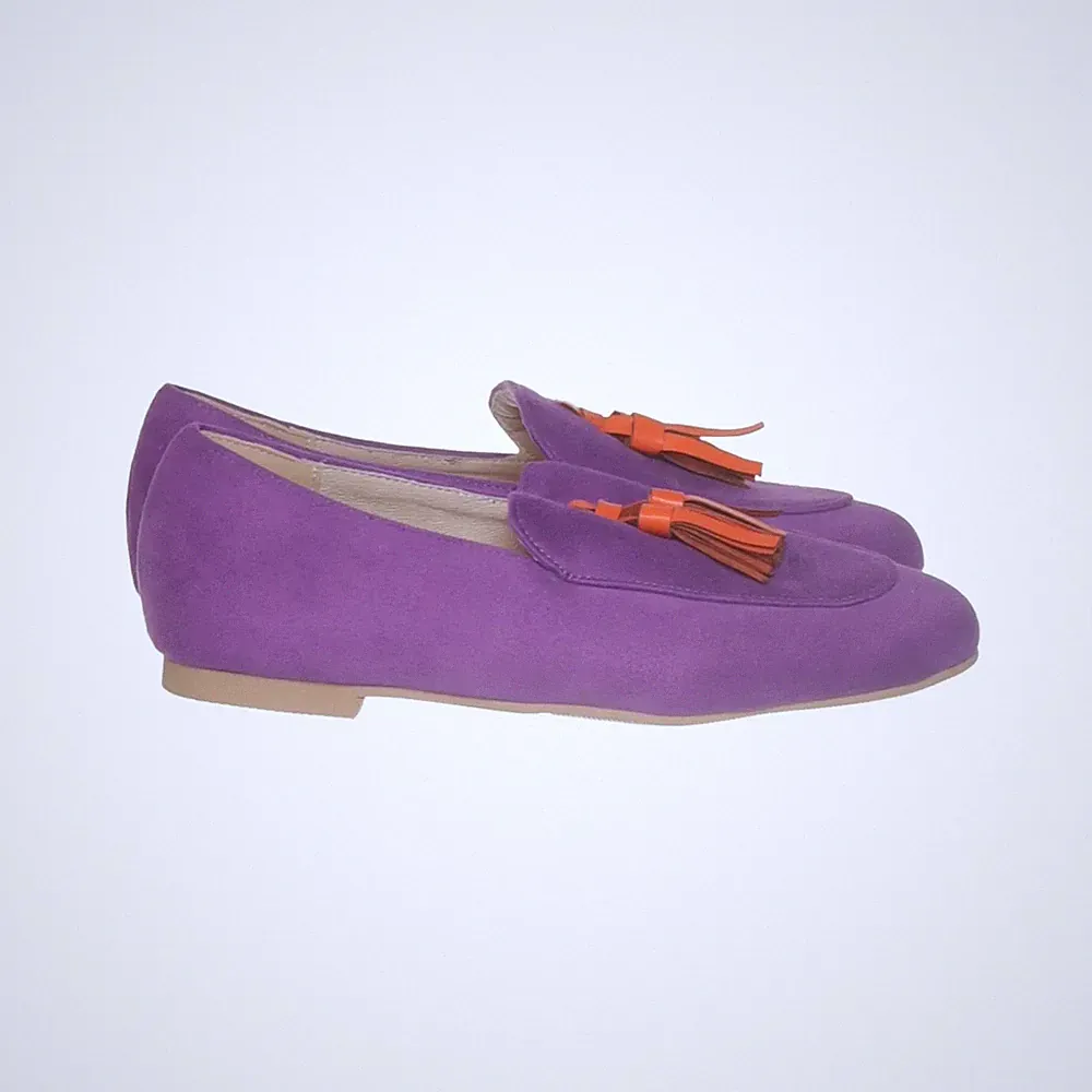Loafers, Größe: 35, Lila, Damen #VMr