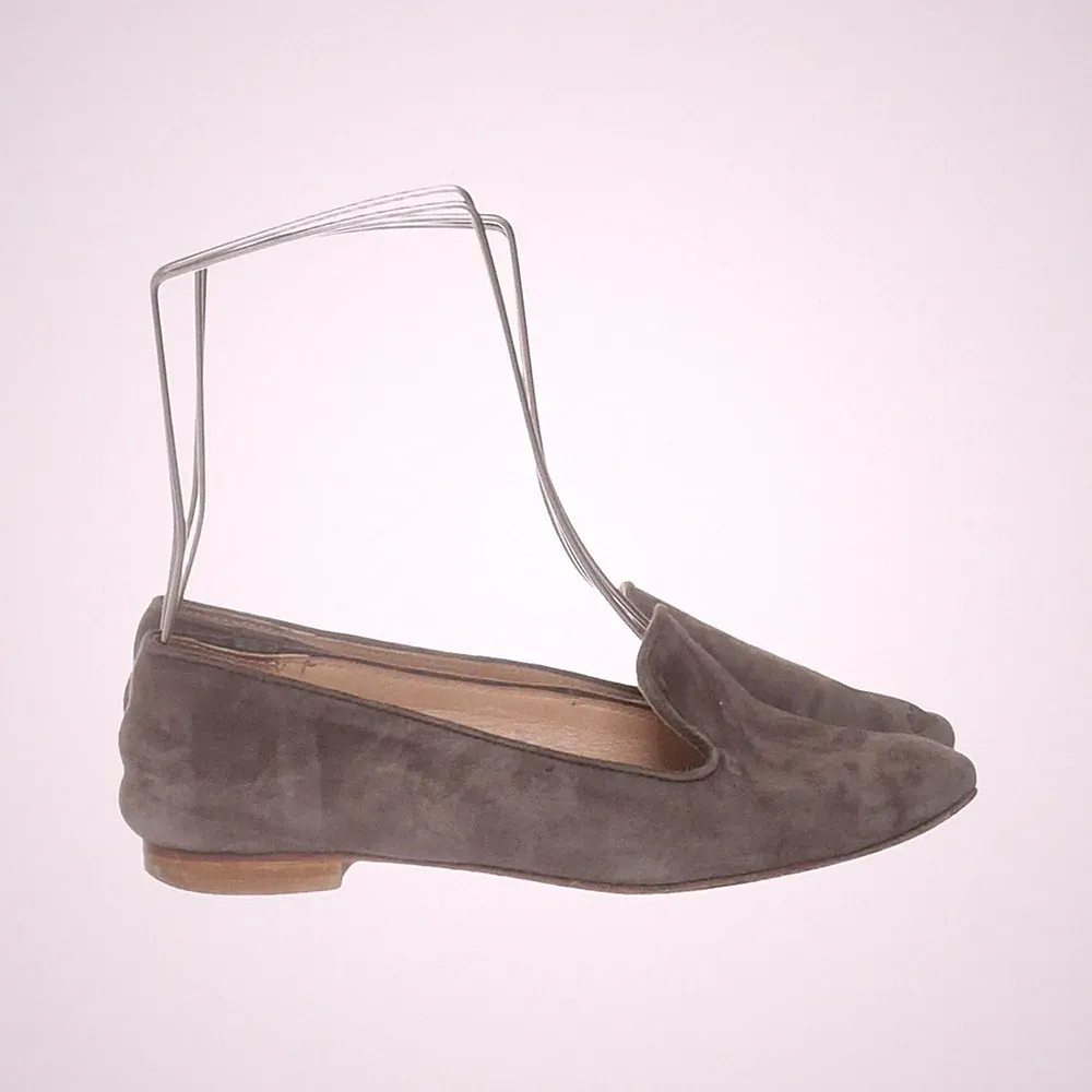 Loafers, Größe: 36, Grau, Damen #lkm