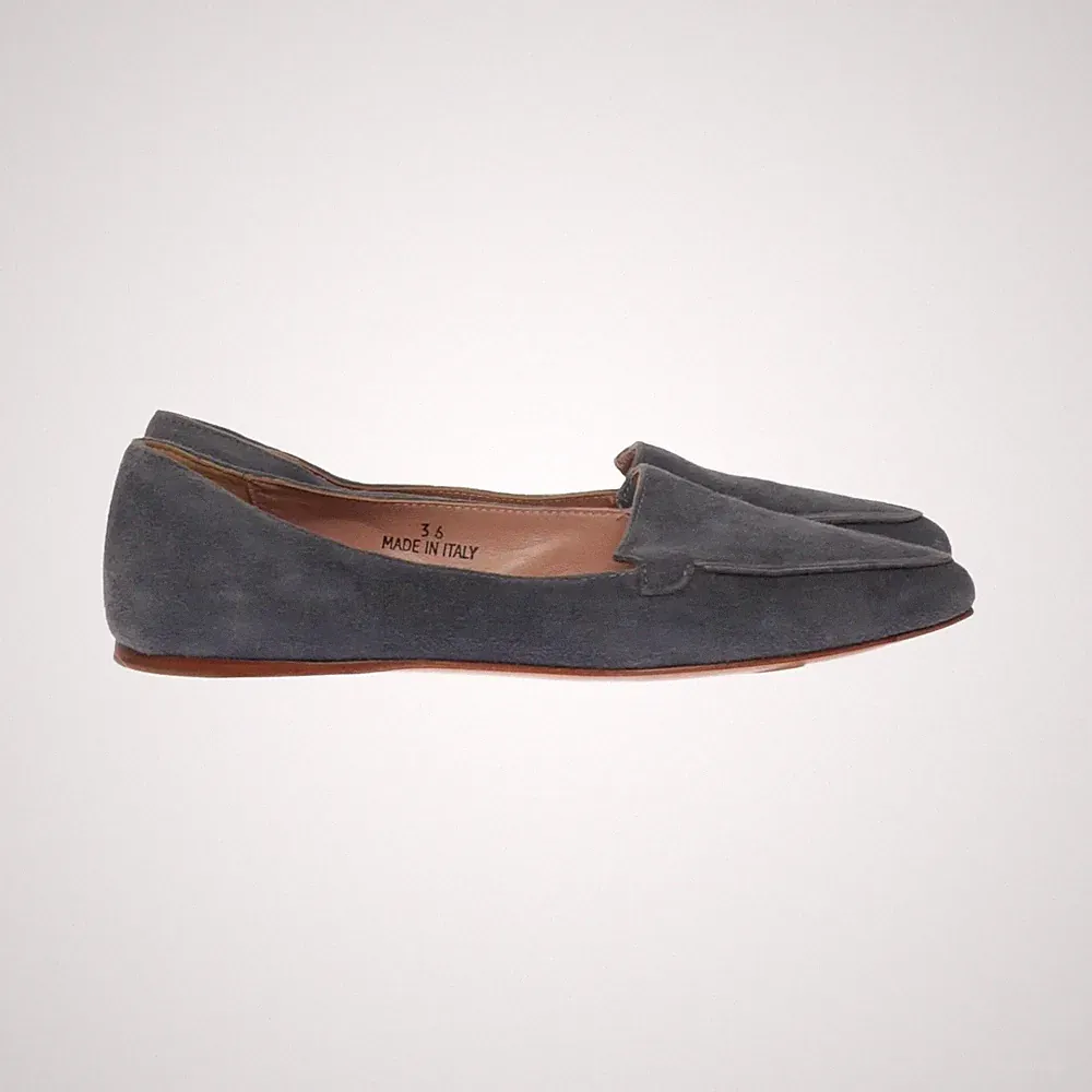 Loafers, Größe: 36, Leder, Blau, Damen #pmF