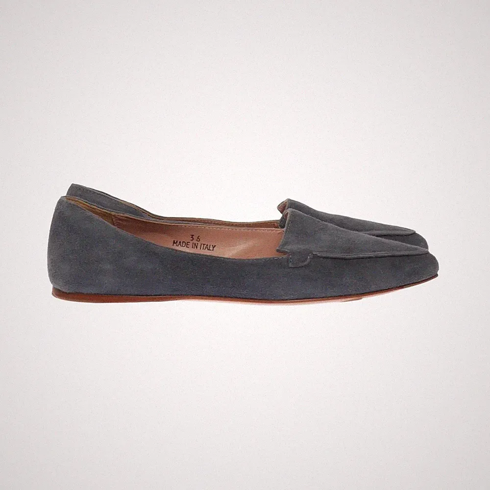 Loafers, Größe: 36, Leder, Blau, Damen #pmF