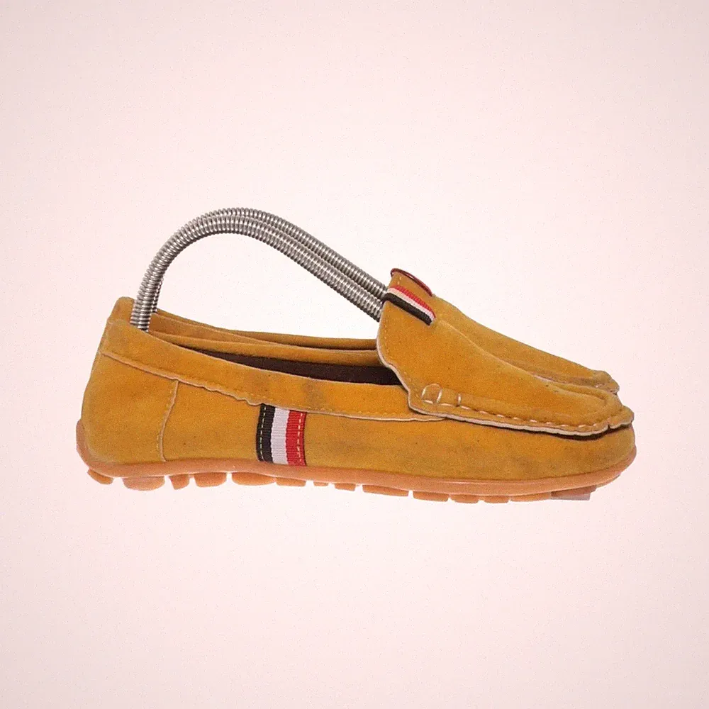 Loafers, Größe: 36, Leder, Gelb, Herren #f2D