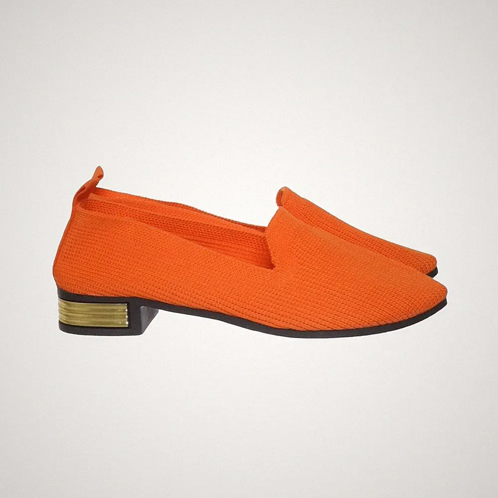 Loafers, Größe: 38, Orange, Damen #WhA