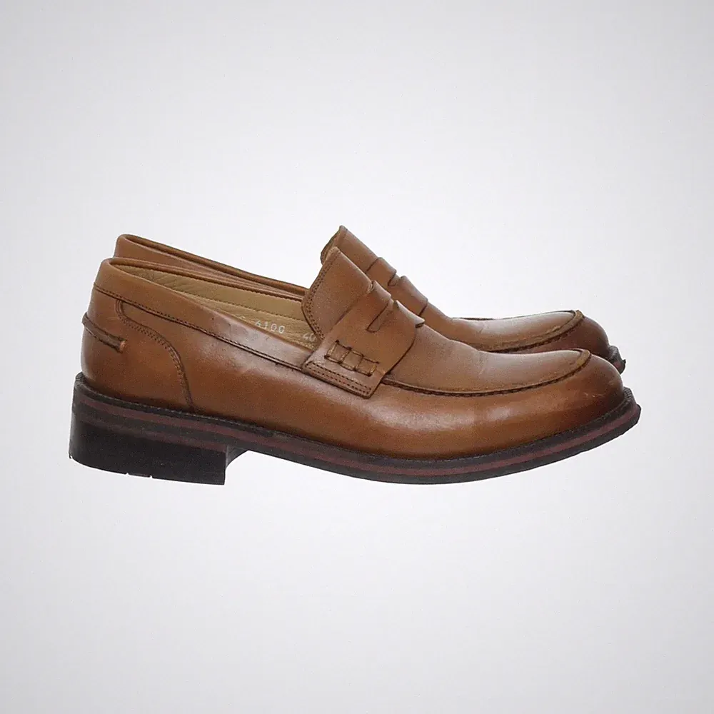 Loafers, Größe: 40, Leder, Braun, Herren #DHL