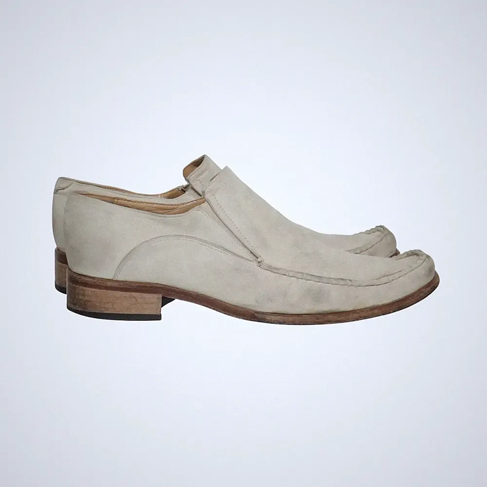 Loafers, Größe: 41, Leder, Beige, Herren #WKo