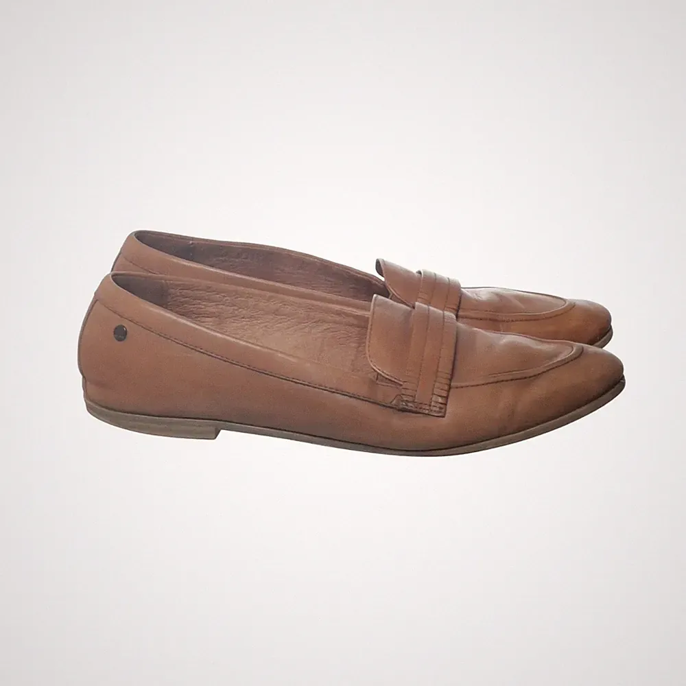 Loafers, Größe: 41, Polyurethan, Braun, Herren #464