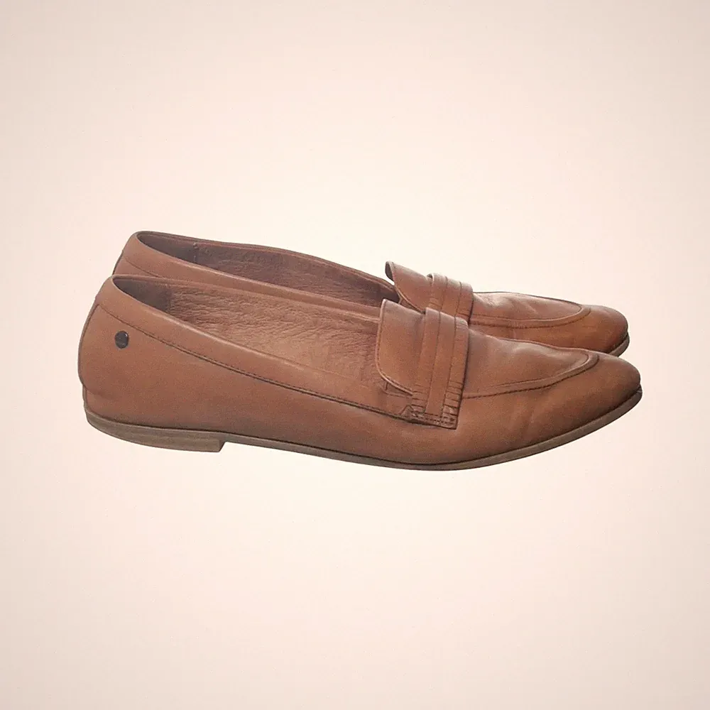 Loafers, Größe: 41, Polyurethan, Braun, Herren #A2L